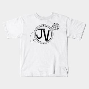 TheJohnnyVic Logo Black Clear Background by Lawrence n Sunset Kids T-Shirt